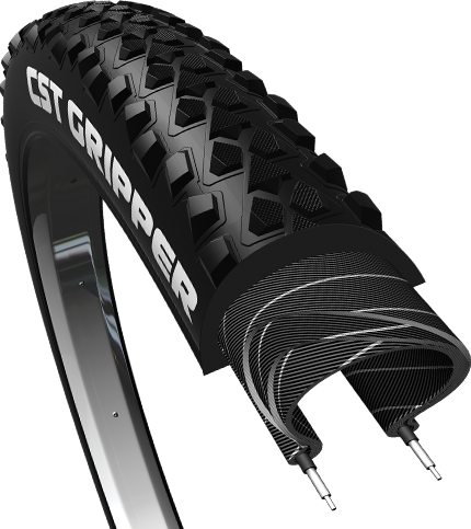 CST Gripper Külsőgumi 29x2,25 (57-622) - fekete