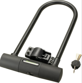 Bikefun Full Back 3 Kerékpár U-Zár 180x320mm - fekete