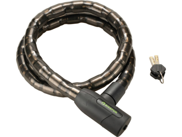 Bikefun Bull 2 Görgős Kerékpár Zár 18mm - fekete