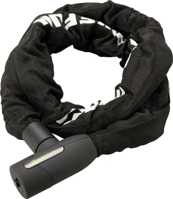 Bikefun Citychain 2 Láncos Kerékpár Zár - fekete