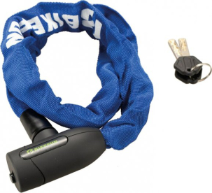 Bikefun Citychain 2 Láncos Kerékpár Zár - kék