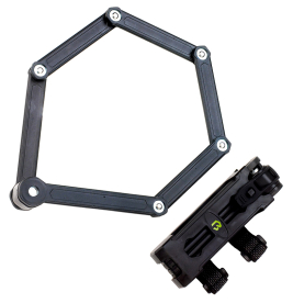 Bikefun Barricade Code 4 Hajtogatós Kerékpár Zár - fekete