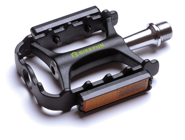 Bikefun Hike egyrészes alumínium Pedál - fekete