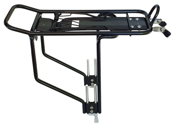 Bikefun Alu 24-28 Fekete Állítható Kerékpár Csomagtartó