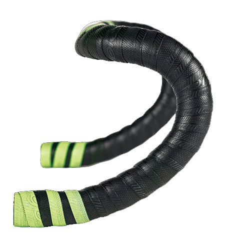 Prologo Onetouch 2 Gel Kerékpár Kormánybandázs - Fekete - Zöld