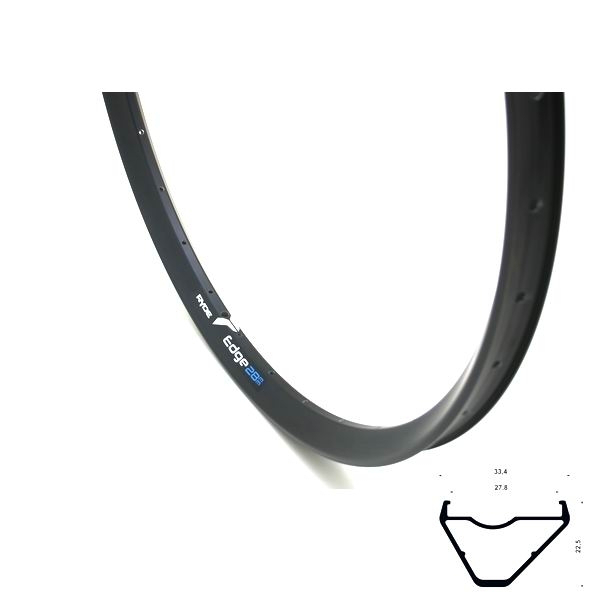 Ryde Edge 26" 28mm OS Felni - fekete