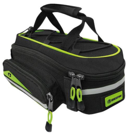 Bikefun Pannier Kerékpár Túratáska - fekete - zöld