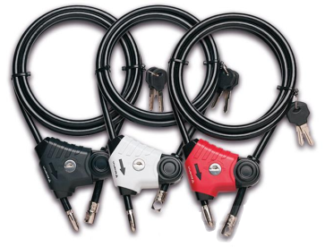 Bikefun Tieloop Kerékpár Zár 10X2000 Piros - piros