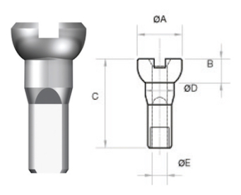 Sapim Polyax 14G Réz 12mm Fekete Küllőanya (Minimális rendelési egység 100 db!) - fekete