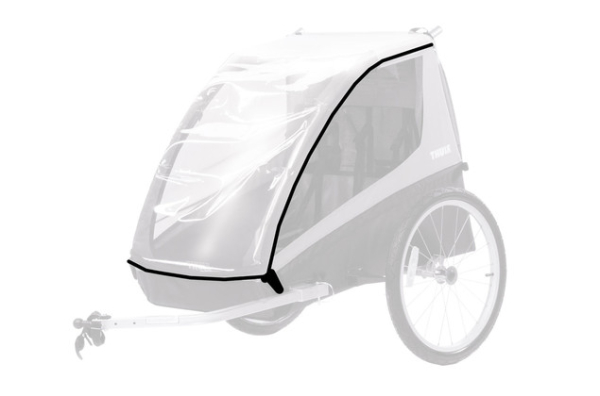 THULE Coaster Kerékpáros Gyerekszállító Utánfutó Esővédő Huzat