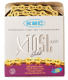 KMC X10 Sl Gold Lánc - arany