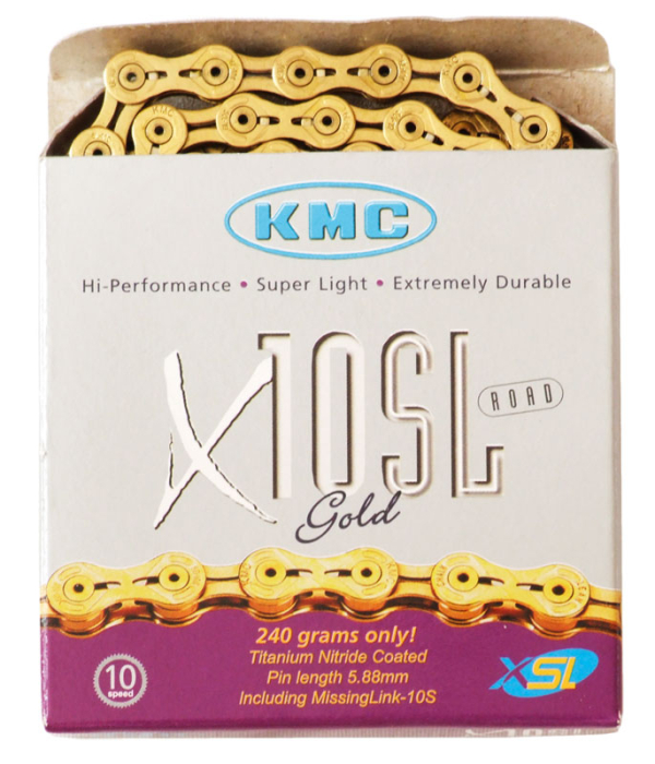 KMC X10 Sl Gold Lánc - arany