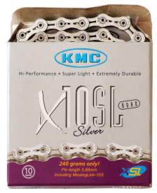 KMC X10 Sl Silver Lánc - ezüst