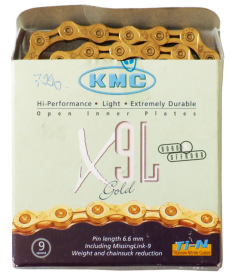 KMC X9 Sl Gold Lánc - arany
