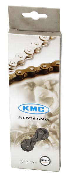 KMC Z610H Lánc 1/2X3/32 - barna