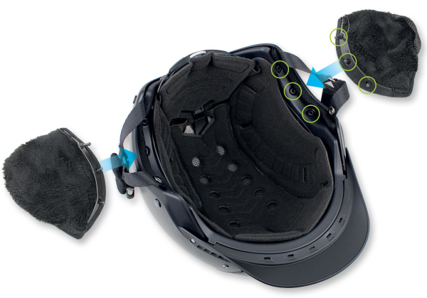 Casco Téli Fülmelegítő Betét Mini 2 Kerékpár Gyerek Sisakhoz