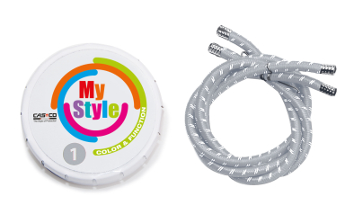 Casco My Style Design Gumipánt Kerékpár Sisakhoz - ezüst