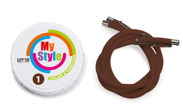 Casco My Style Design Gumipánt Kerékpár Sisakhoz - barna