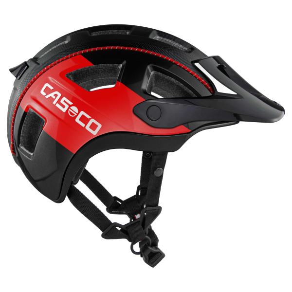 Casco MTBE2 Kerékpár Sisak Black-Red Matt - fekete