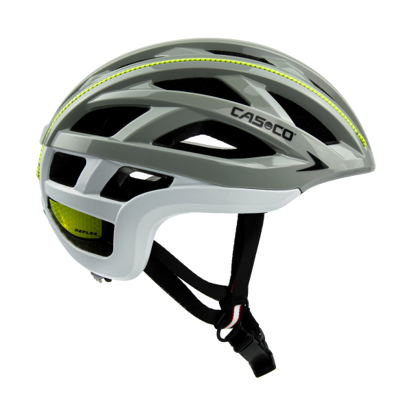 Casco Cuda 2 Strada Kerékpár Sisak Grey White Neon Shiny - szürke