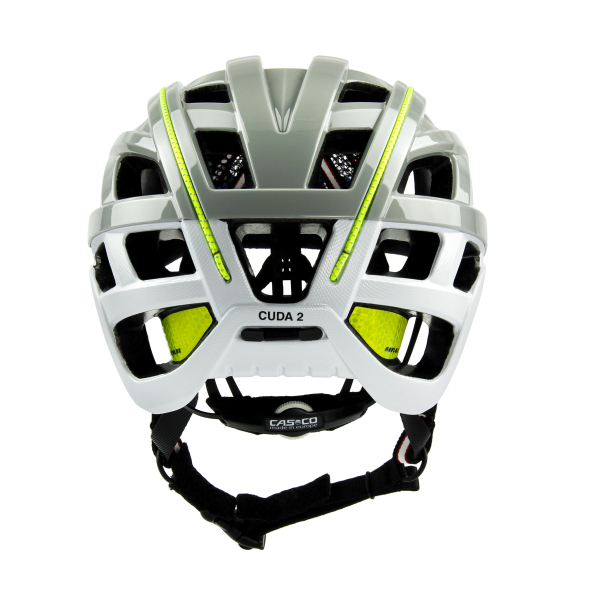 Casco Cuda 2 Strada Kerékpár Sisak Grey White Neon Shiny - szürke
