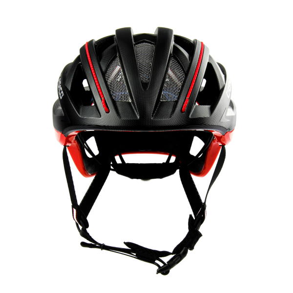 Casco Cuda 2 Strada Kerékpár Sisak Competition Black Red - fekete