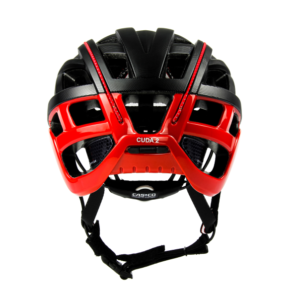 Casco Cuda 2 Strada Kerékpár Sisak Competition Black Red - fekete