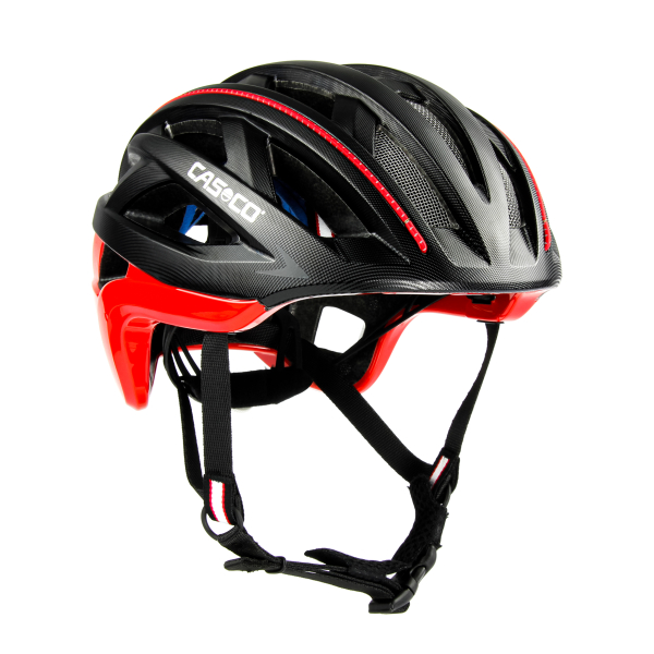 Casco Cuda 2 Strada Kerékpár Sisak Competition Black Red - fekete