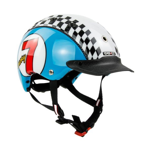Casco Mini 2 Kerékpár Sisak Lucky 7 Blue - kék