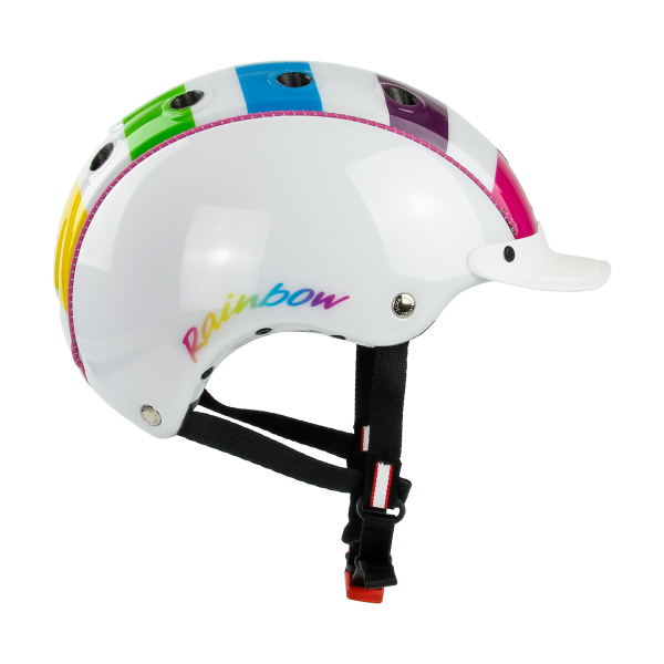 Casco Mini 2 Kerékpár Sisak Rainbow - fehér