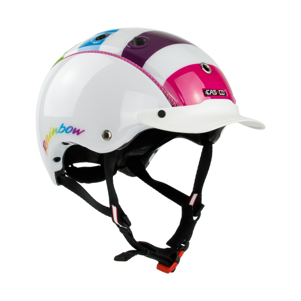 Casco Mini 2 Kerékpár Sisak Rainbow - fehér