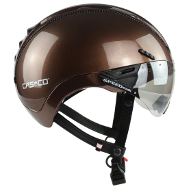 Casco Roadster Plus Kerékpár Sisak Lencsével Brown - barna