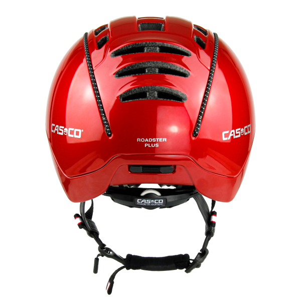 Casco Roadster Plus Kerékpár Sisak Lencsével Red Shiny - piros