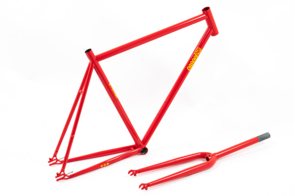 Csepel Royal 3 Férfi Kerékpár Váz Szett - piros