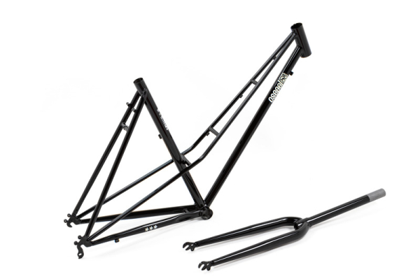 Csepel Torpedo 3 Női Kerékpár Váz Szett - fekete