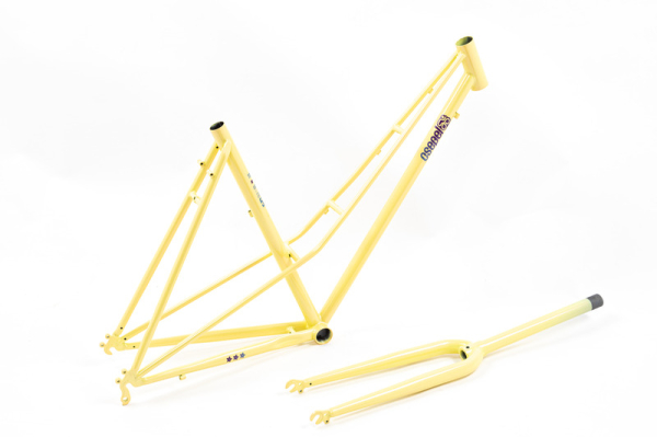 Csepel Torpedo 3 Női Kerékpár Váz Szett - sárga