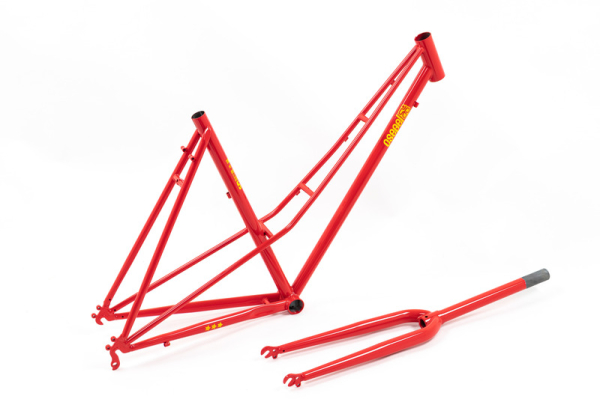 Csepel Torpedo 3 Női Kerékpár Váz Szett - piros