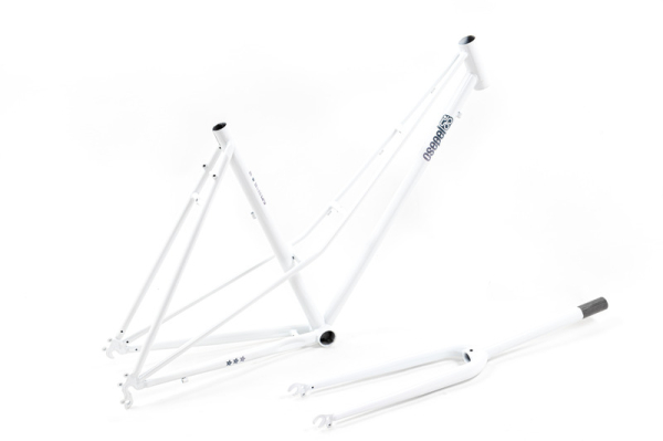 Csepel Torpedo 3 Női Kerékpár Váz Szett - fehér