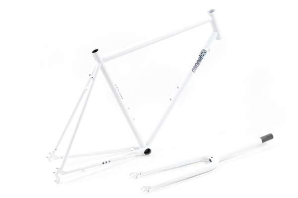 Csepel Torpedo 3 Férfi Kerékpár Váz Szett - fehér