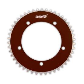 Csepel Festett Lánctányér - barna