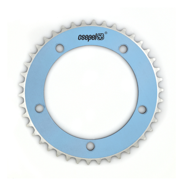 Csepel Festett Lánctányér - kék