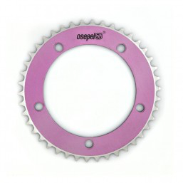 Csepel Festett Lánctányér - pink