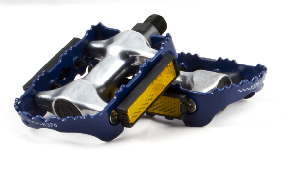 MTB Alu Pedál - ezüst - fekete