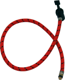 Kerékpár Pumpatömlő Autószelephez 8mm-es Menettel - piros