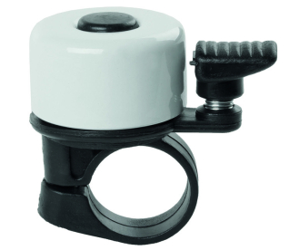 Acél Mini Kerékpár Csengő - fehér