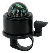 Csepel Iránytűs Kerékpár Csengő - fekete