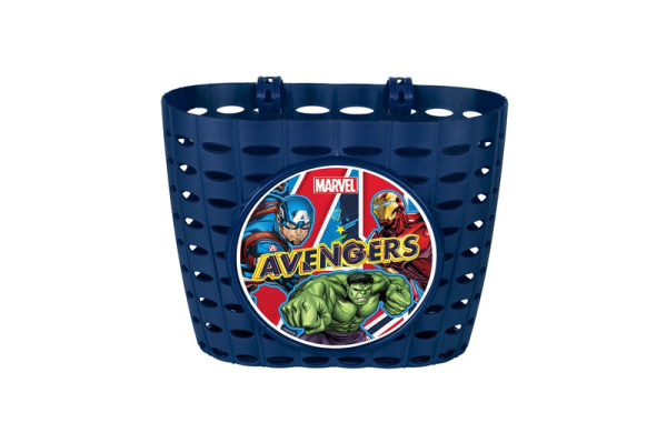Marvel Bosszúállók Gyerek  Fix Rögzítésű Kerékpár Első Kosár - kék