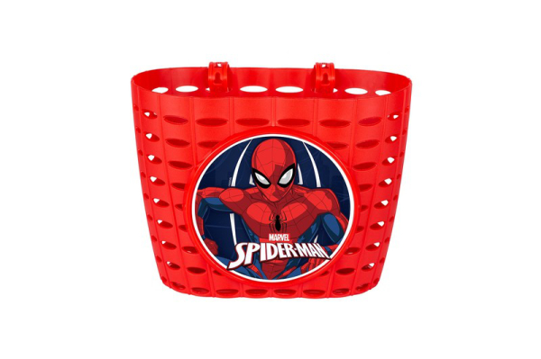 Marvel Pókember Gyerek  Fix Rögzítésű Kerékpár Első Kosár - piros