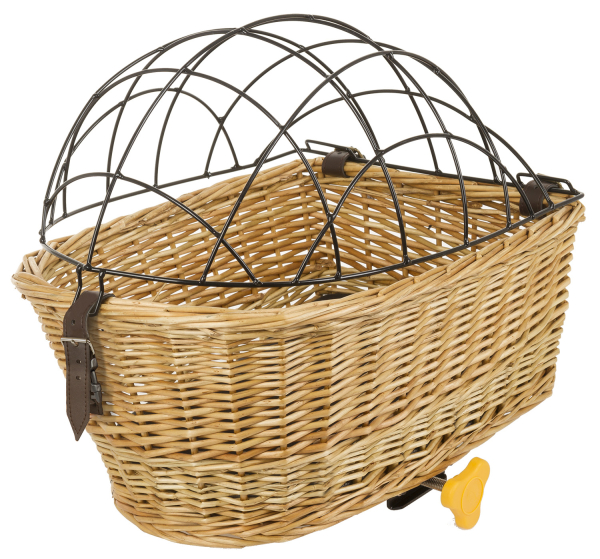 M-Wave Rattan Levehető Kisállat Szállító Kosár