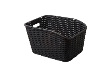 Műanyag Fix Rögzítésű Hátsó Kosár - fekete
